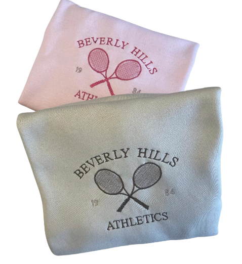 Beverly Hills Athletics Pink/Beige Crewneck
